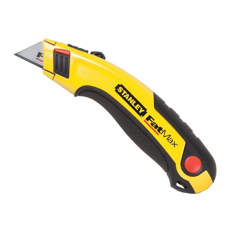 STANLEY® FATMAX® RETRACTABLE UTILITY KNIFE WITH 5 BLADES 9MM